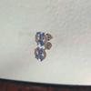 Nicho de Piercing de Orelha Prego de Osso de Orelha Laço Huazi Brincos Aço Titânio Espiral Luxo Acessível Zircônia Azul Explosivo Prego Coclear