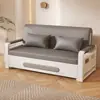 Sofá-Cama Individual Dobrável Dupla Função 2023 Novo Sala de Estar Cama Dobrável Apartamento Pequeno Varanda Cama Retrátil Multifuncional