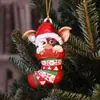 2022 Novo Produto Transfronteiriço Meias de Natal Fofas Cão Dragão Voador Decoração Pingente de Mochila de Carro Pingente de Decoração de Casa