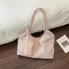 2026 nova bolsa tote casual leve de cor sólida com estampa de leopardo para compras diárias e deslocamento