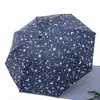 Sombrilla Soleada Envío Gratis Goma Negra Parasol Exterior Protección Solar Protección UV Sombrilla Soleada Paraguas Plegable Personalizado