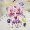 Pegatina Linda y Dulce de Vaso de Agua para Niña Adhesivo Plano Estilo Japonés Niña DIY Pegatina para Funda de Teléfono Móvil Joyería Estilo Q