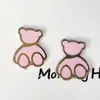 Accesorios Rosas de Oso en Forma de Corazón Más Vendidos para Fundas de Teléfono, Pinzas para el Cabello, Zuecos DIY, Materiales de Decoración para Zapatos al por Mayor