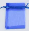 Sacos de Rede Lisos, Sacos para Joias de Flores Secas, Sacos de Organza Transparentes, Sacos de Doces de Cor Sólida, Sacos de Presente com Cordão, Sacos de Organza