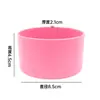 Copo de Água Capa Antiderrapante Capa Inferior de Borracha Copo de Vidro Isolamento Capa de Silicone Transfronteiriça 7,5cm9cm Capa de Copo de Silicone Universal