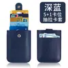 Portatarjetas spot transfronterizo ranuras para tarjetas de gran capacidad portatarjetas pequeño ranuras para múltiples tarjetas compacto para mujer funda de tarjeta de cuero pu portatarjetas al por mayor