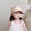 Sombrero de Bebé Primavera y Verano Malla Fina Transpirable Ala Grande Protección Solar Gorra con Visera para Niños y Niñas Gorra de Béisbol de Moda