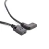 Cabo Adaptador Extensor de Dados e Carregamento para Celular, Macho Tipo C 90 Graus para Mini 5 Pinos Fêmea