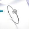 Colección de Pulseras de Diamante de Plata 925 Transfronterizas Europeas y Americanas Que No Se Desvanecen, Oro Real 18K Pulseras Versátiles de Lujo Accesible Venta al por Mayor Ui