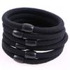 Banda para el cabello de alta elasticidad sin costuras de Corea del Sur, banda para el cabello atrevida, banda de goma negra, cuerda para el cabello, banda para el cabello básica, accesorios para el cabello