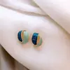 Pendientes de Rebaja [50 centavos el par] Pendientes de Tachuela Incrustados de Diamantes Estilo Coreano Simples Versátiles Pendientes de Corazón Flor