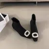 Botines Cortos para Mujer Modernos y Súper Elegantes con Tacón Oculto de 5 cm, Nuevo Modelo Más Vendido 2026, Botines Negros para Tobillo Adelgazantes Ultra Populares