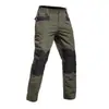 Calça Cargo Masculina Multibolsos Elástica para Comércio Exterior Transfronteiriço Casual Outdoor Casual Solta Cintura Elástica Resistente ao Desgaste Calça de Trabalho