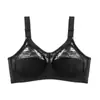 Sujetador transfronterizo ultradelgado de talla grande copa completa comercio exterior encaje sexy sin esponja sin aro de acero transparente ropa interior europea y americana