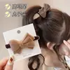 Libro rojo pequeño de Corea del Sur con simple anillo para el pelo de intestino grueso tocado para mujer 2024 nuevo anillo para el pelo de tela de alta elasticidad venta al por mayor
