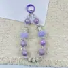 Estilo Novo Outono e Inverno Capa de Celular Pelúcia Strass Estilo Menina com Corrente, Decoração Versátil da Moda para Bolsa, Alça de Pulso Portátil