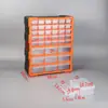 Ornamento de Mesa Gaveta-tipo Caixa de Armazenamento Peças de Parafuso Material Caixa de Ferramentas Montável na Parede Caixa de Componentes Eletrônicos Armário de Acessórios