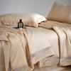 Lujo Ligero Tencel Jacquard Lenzing Colcha Fresca de Verano Juego de Cuatro Piezas Fresco de Verano Sedoso Lavable del Hogar Colcha Delgada para Aire Acondicionado