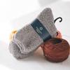 Calcetines de terciopelo coral para hombre, medias de otoño e invierno, con forro polar, gruesos y cálidos, para dormir, de felpa para el hogar, para invierno
