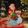 Luz Noturna de Natal Desenho Animado Tridimensional Papai Noel Ornamento de Luz Noturna para Casa Quarto Mesinha de Cabeceira Luz Noturna de Ambiente