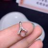 El soporte vacío para colgante de plata 925 de Caibao Jewelry se puede incrustar con todo tipo de piedras desnudas. Las ventas directas de fábrica pueden ser dingzhi.