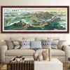 Ponto Cruz Grande Muralha da China 2024 Novo kit de impressão precisa não finalizado novo Chinês Tengfei entrega em uma peça