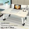 Mesa de Cama, Mesa para Laptop, Mesa Preguiçosa Dobrável, Mesa de Estudo para Dormitório Estudantil, Mesa para Home Office Antiderrapante