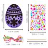Amazon popular Páscoa scratch pintura DIY especial-forma colorido papel de rascunho decoração de férias para crianças ovos coloridos atacado