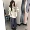 Sudadera con Capucha Redonda de Frutas Estilo Retro Americano Otoño/Invierno para Mujer 2026 Nuevo Diseño con Sentido Nicho Holgada Perezosa Manga Larga Superior