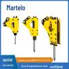 Fabricantes fornecem martelo hidráulico de esmagamento para escavadeira, cabeça de pistola de cinzelamento de pavimentação de cimento e concreto, martelo triangular, martelo de ângulo reto