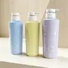Botella Personalizada con Bomba de Loción de Hombro Ancho 500ml Botella Dispensadora de Champú Botella para Acondicionador de Mascotas Loción Corporal Botella de Gel de Ducha