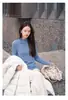 Outono/Inverno 2026 Camada Base de Lã de Seda de Amora Suéter de Gola Alta Meia-Alta Feminino Estilo Quente Elegante Fio Yangzi Lavável à Máquina Puyuan