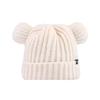 Gorro Cálido Estilo Coreano y Japonés de Invierno para Mujer, Gorro Pullover Versátil para Exteriores, Adelgazante del Rostro, Gorro de Punto Moderno para Estudiantes de Primaria en Otoño e Invierno