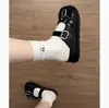 Pantuflas de Mujer para Aumentar la Altura con Suela Gruesa y Punta Cerrada, Nuevo Modelo Otoño 2026, Versátiles con Faldas, Estilo Francés Retro, Zapatos Birkenstock