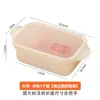 Caja para conservar alimentos fresca rectangular gruesa para calentar en microondas lonchera para llevar caja transparente de almacenamiento para refrigerador