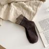 Calcetines Zhuji para hombre otoño e invierno de media caña calcetines gruesos de lana larga con forro polar desodorante al por mayor de media caña cálidos