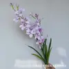 Simulación 2 horquillas narciso lirio decoración de alta gama para el hogar hotel accesorios para fotografía decoración de boda flor de seda al por mayor