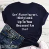 No te flaquees playera estilo europeo y americano top manga corta letra holgada talla grande Nuevo