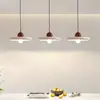 Candelabros de restaurante al por mayor, lámparas de barra de hotel estilo minimalista moderno de arte de hierro color crema, lámparas nórdicas para sala de estar y comedor, lámparas de dormitorio