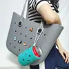 Funda para Taza de Refresco Eva Mancha Funda Lavable para Botella Accesorios Bogg Multiusos Multicolor Colgable Bolso de Playa Funda para Taza