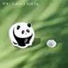 Broche Panda Estilo Chino Lindo Animal Insignia para Bolsa Ropa Accesorios para Bolsa Bambú Panda Gigante Cadena Pin de Solapa