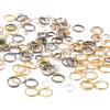 Venta caliente transfronteriza, anillo de conexión de doble anillo de hierro, material para hacer aretes, accesorios de joyería hechos a mano.
