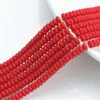 Accesorios diy espaciador de vidrio esmaltado espaciador de cuenta de ábaco brillante esmerilado ab espaciador de fuelle semiacabado cuenta suelta manual