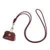 Bolsa para Monedas de Cuero PU en Stock, Mini Bolsa de Almacenamiento Pequeña para DIY, Colgante, Llavero Creativo, Accesorio, Regalo Pequeño
