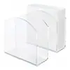 Estante de Acrílico para Almacenamiento de Servilletas Estilo Transparente Caja de Servilletas para Mesa de Comedor Restaurante Occidental Caja de Servilletas Vertical Venta al por Mayor Transfronteriza