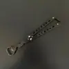 Atacado do Fabricante Abridor de Garrafa Faca Borboleta para Treino Não Afiada Abridor de Garrafa Multiuso Abridor de Garrafa Borboleta Dobrável para Exterior