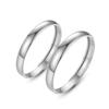 Anillo de pareja de círculo liso, un par, diseño minoritario, sentimiento, anillo de pareja, simple para enviar a amigos masculinos y femeninos, regalo conmemorativo, tendencia
