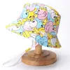 Comercio exterior impresión sombrero de pescador para bebé verano nuevo protección solar sombrero tipo cubo lindo caricatura sombrero de niño femenino G282