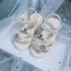 Nuevas Sandalias Infantiles Grandes de Princesa Dulces y Lindas Suela Suave Sandalias de Playa para Niñas Venta al por Mayor