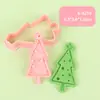 Série Árvore de Natal Casa DIY Molde de Biscoito para Assar Simulado Ferramenta de Modelagem de Biscoitos Caseiros de Família de Natal